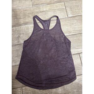 Lululemon Women's Sz 4 Heathered Plum Racerback Tank Top